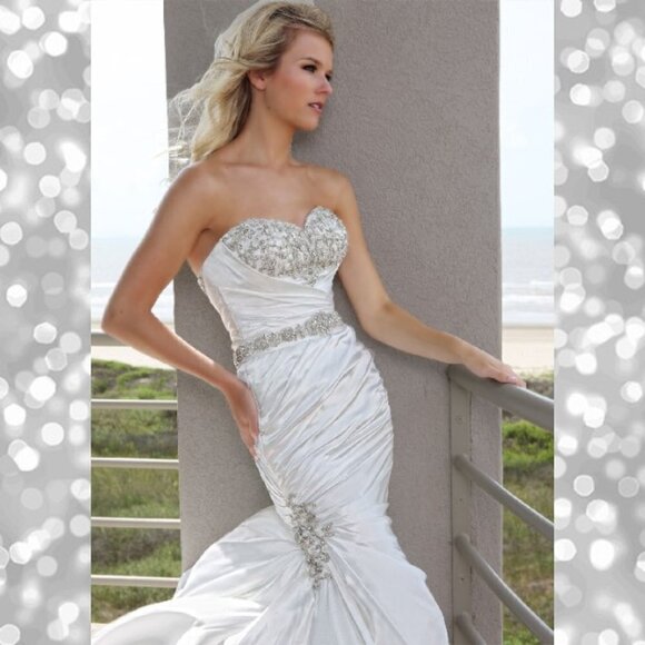 NWT Da Vinci Bridal Wedding Gown Dress 50239 - Picture 1 of 8
